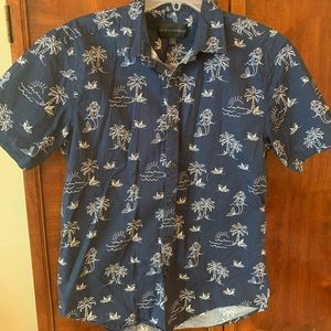 Short Sleeve button down (navy)